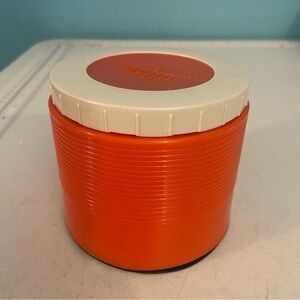 Vintage  orange coloured Thermos‎ insulated jar